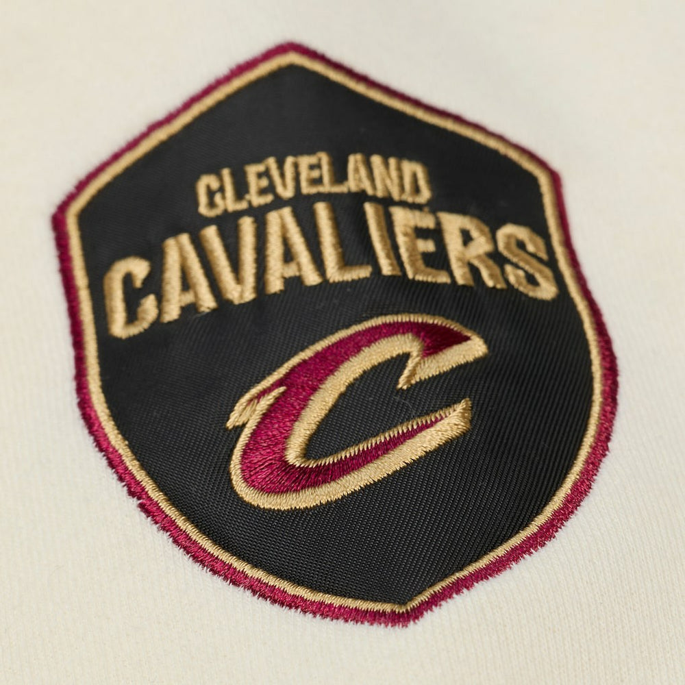 Mitchell & Ness Cleveland Cavaliers Hardwood Classics Chainstitch Premium Fleece Hoodie sale