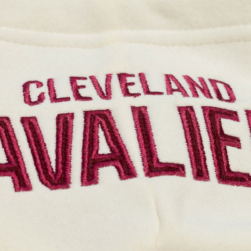 Mitchell & Ness Cleveland Cavaliers Hardwood Classics Chainstitch Premium Fleece Hoodie sale