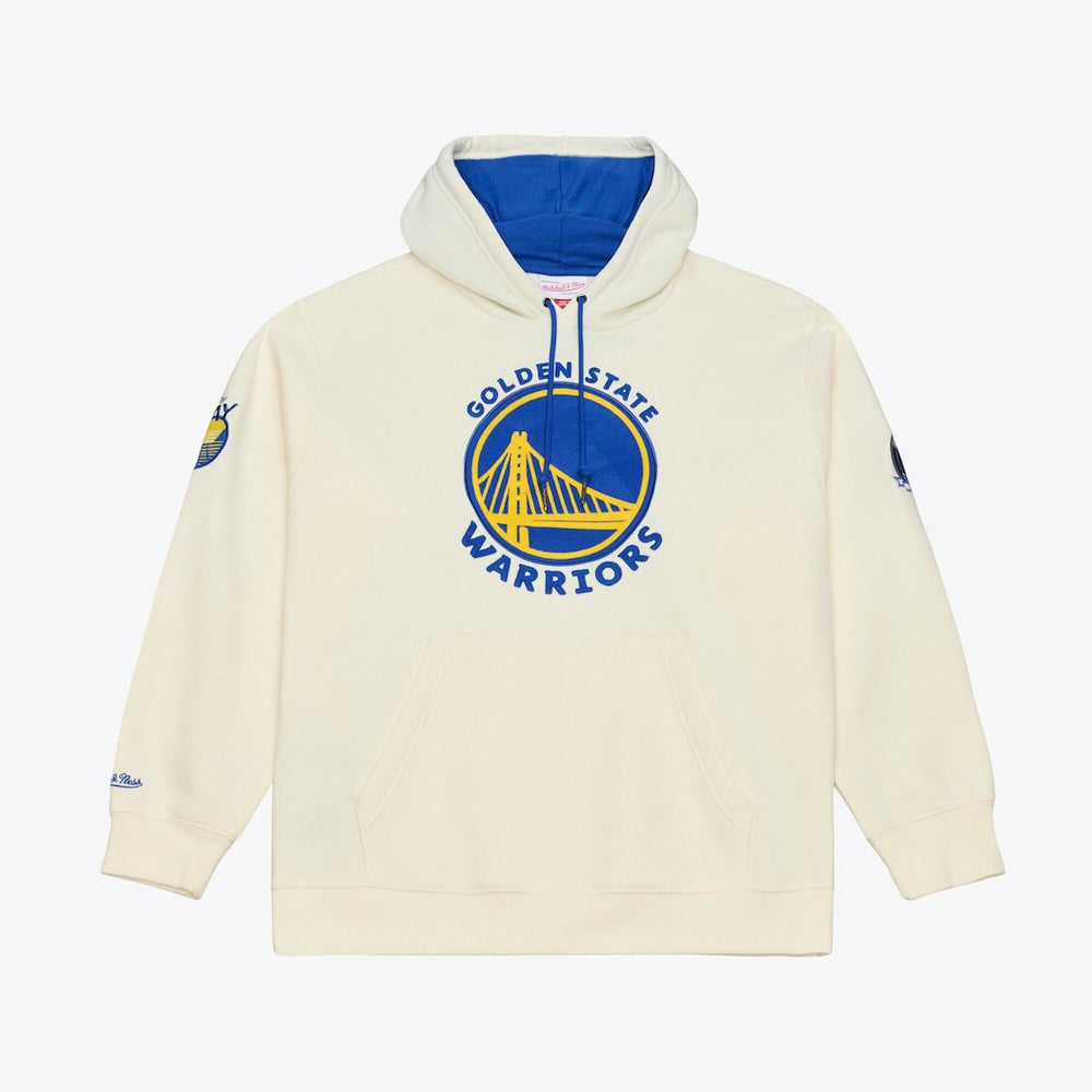 Mitchell & Ness Golden State Warriors Hardwood Classics Chainstitch Premium Fleece Hoodie sale