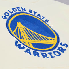 Mitchell & Ness Golden State Warriors Hardwood Classics Chainstitch Premium Fleece Hoodie sale