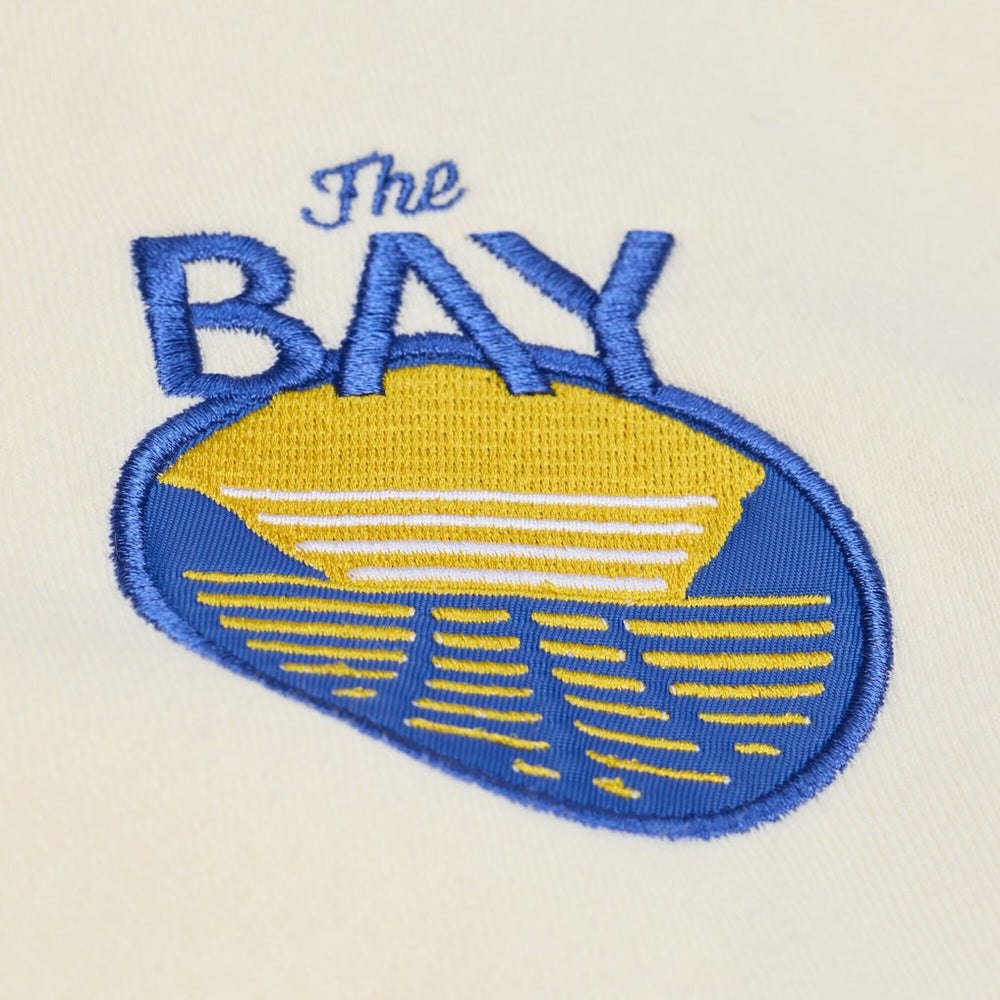 Mitchell & Ness Golden State Warriors Hardwood Classics Chainstitch Premium Fleece Hoodie sale