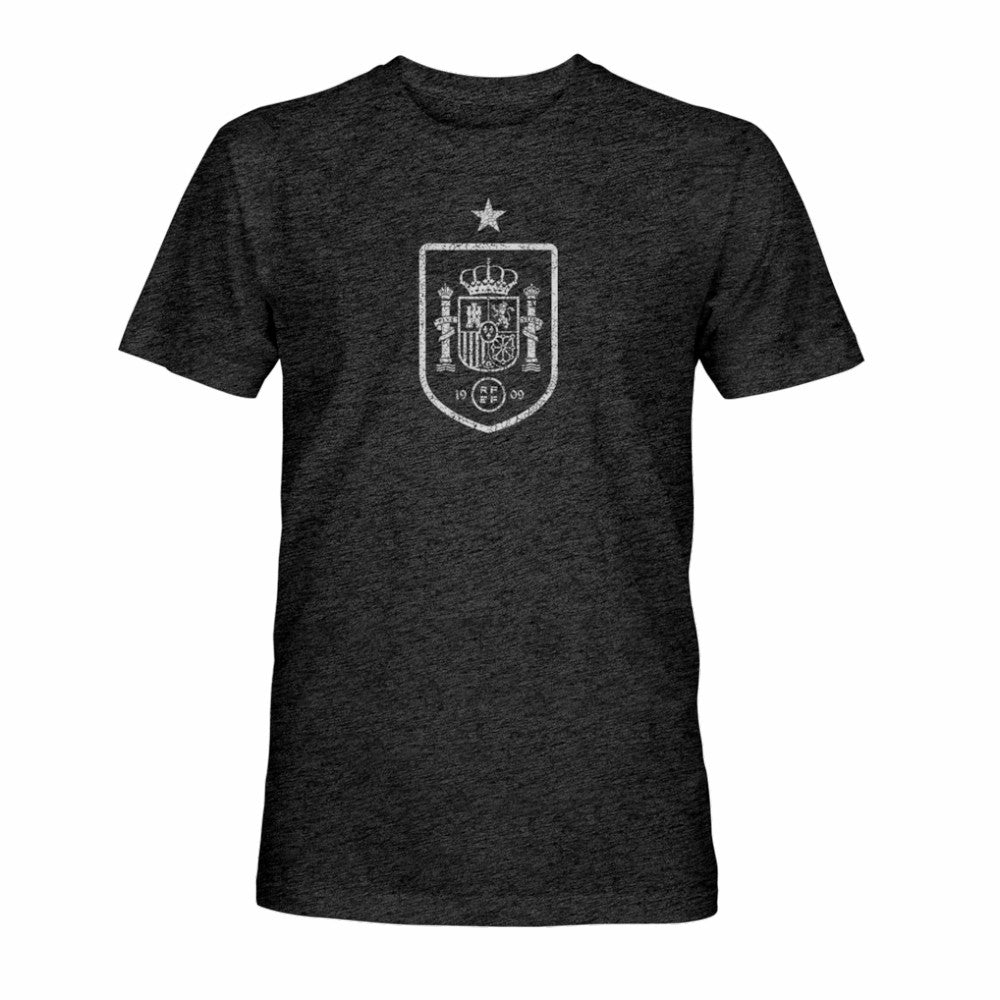 Spain National Team 1863FC Mono Badge Vintage Tri-Blend T-Shirt