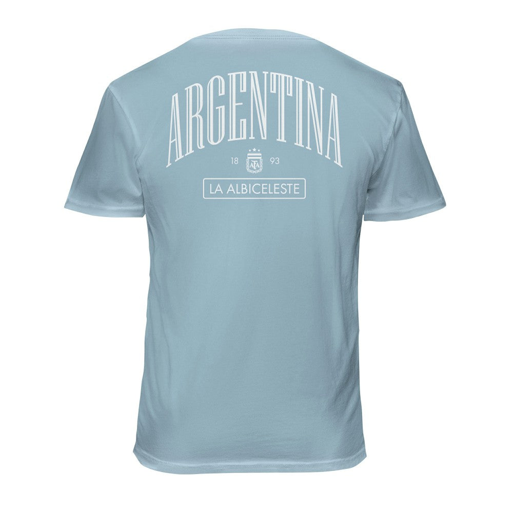 Argentina National Team 1863FC Back Wordmark Soft Wash T-Shirt