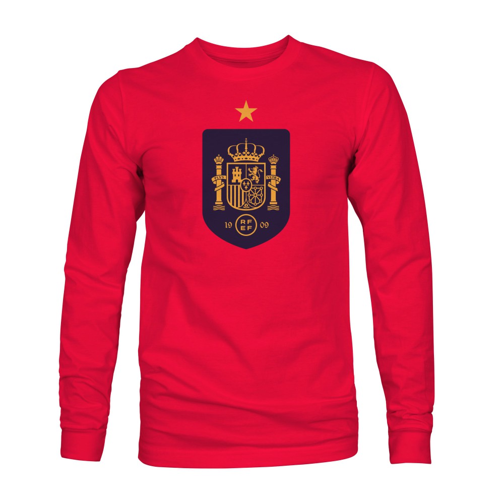 Spain National Team 1863FC Color Badge Long Sleeve T-Shirt