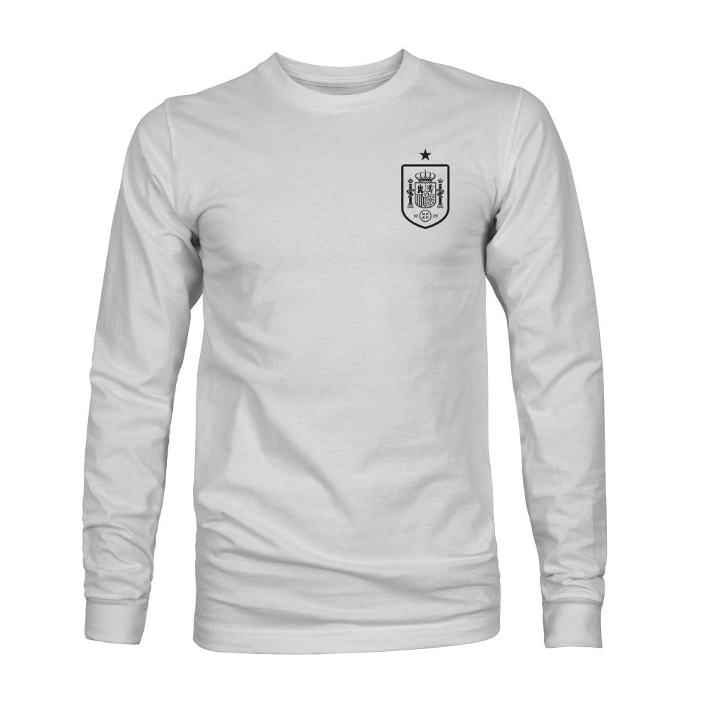 Spain National Team 1863FC Back Team Arch Long Sleeve T-Shirt