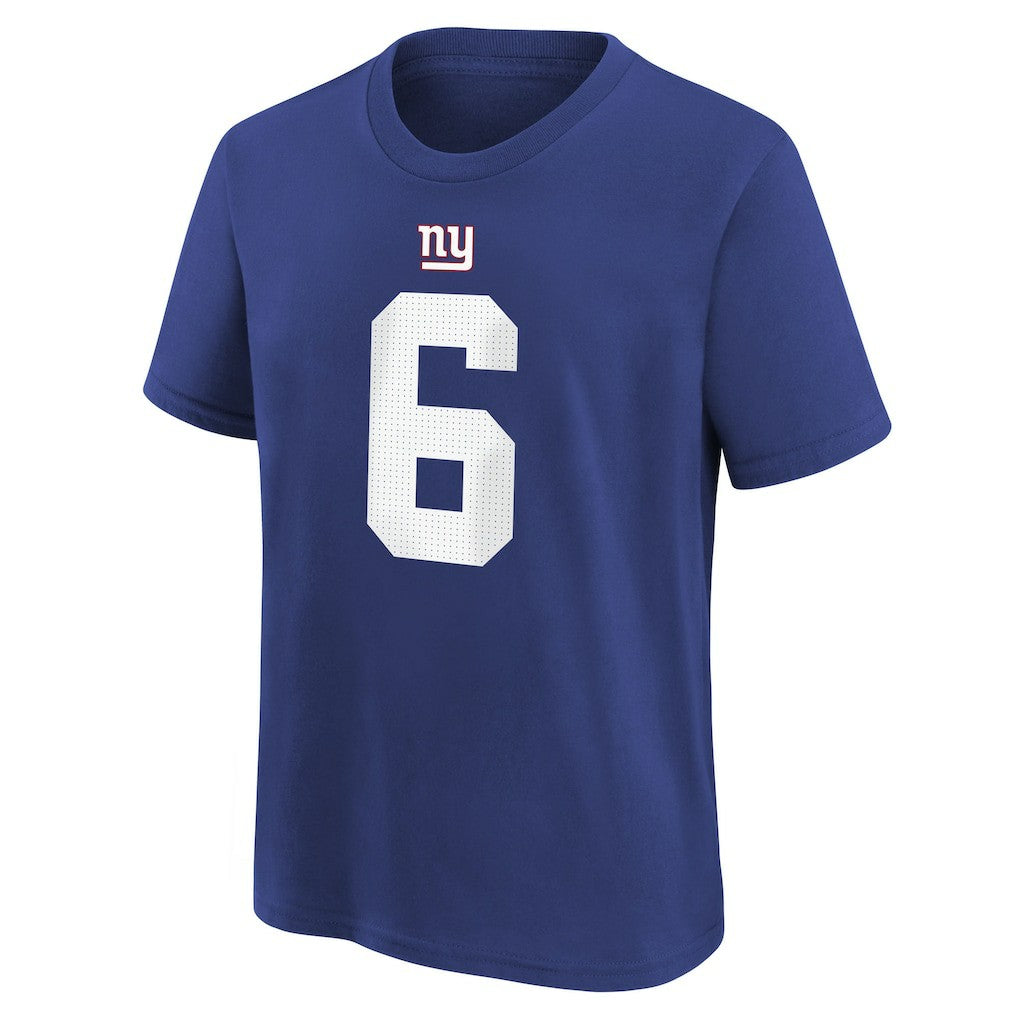Jaxson Dart  Youth Name & Number T-Shirt - New York Giants T-shirts