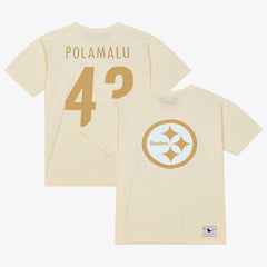 Troy Polamalu  Sandman Name & Number T-Shirt - Pittsburgh Steelers T-shirts