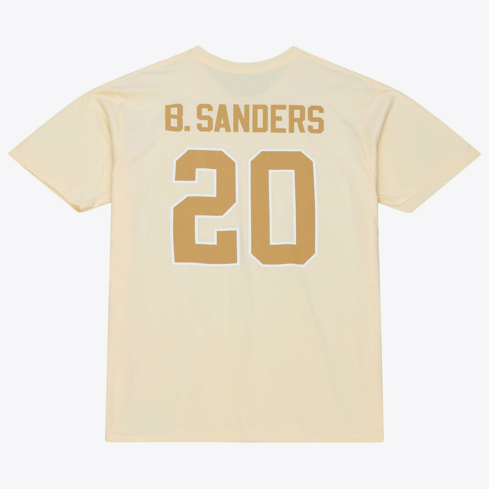 Barry Sanders  Sandman Name & Number T-Shirt - Detroit Lions T-shirts