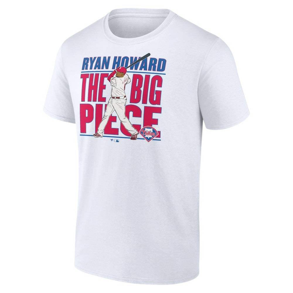 White Ryan Howard Philadelphia Phillies Cooperstown Player T-Shirt