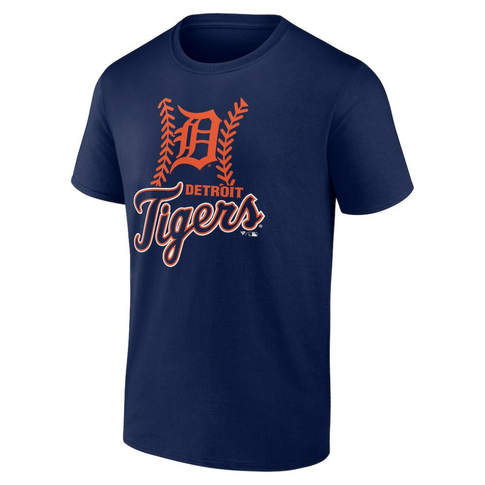 Navy Tarik Skubal Detroit Tigers Fastball Player Name & Number T-Shirt