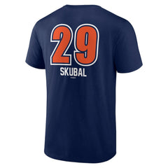 Navy Tarik Skubal Detroit Tigers Fastball Player Name & Number T-Shirt