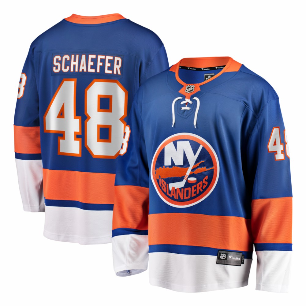 NHL Matthew Schaefer New York Islanders Fanatics Home Breakaway Player Jerseys