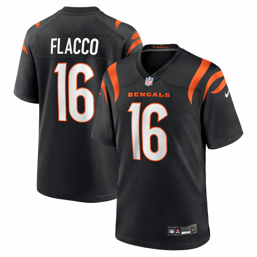 Joe Flacco  Team Game Jersey - Cincinnati Bengals Jerseys
