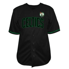 Fanatics Boston Celtics Big & Tall Pop Full-Button Baseball Jersey