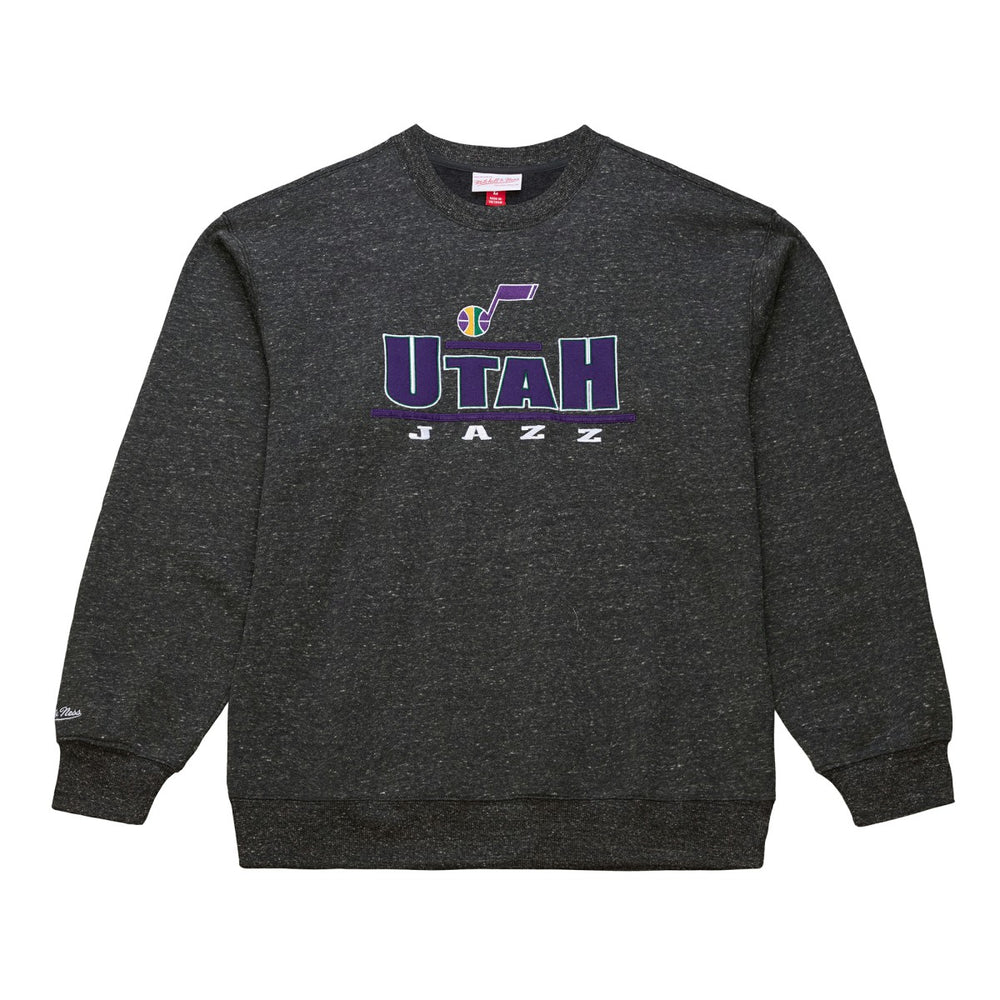 Mitchell & Ness Utah Jazz Throw It Back Fleece Sweatshirt