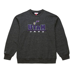 Mitchell & Ness Utah Jazz Throw It Back Fleece Sweatshirt