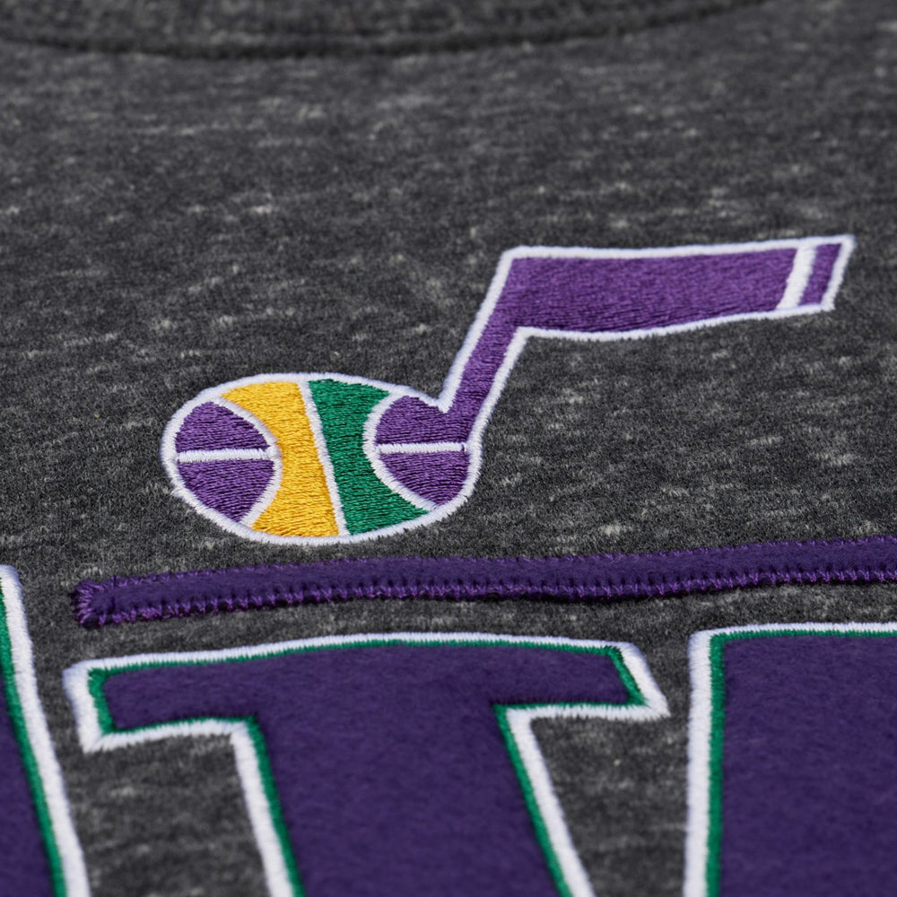 Mitchell & Ness Utah Jazz Throw It Back Fleece Sweatshirt