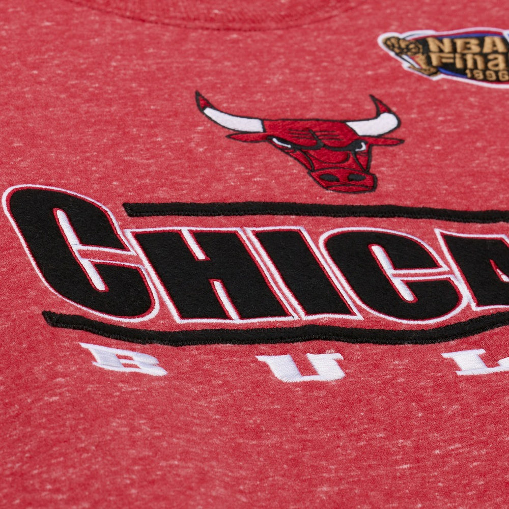 Mitchell & Ness Chicago Bulls Throw It Back Fleece Sweatshirt sale