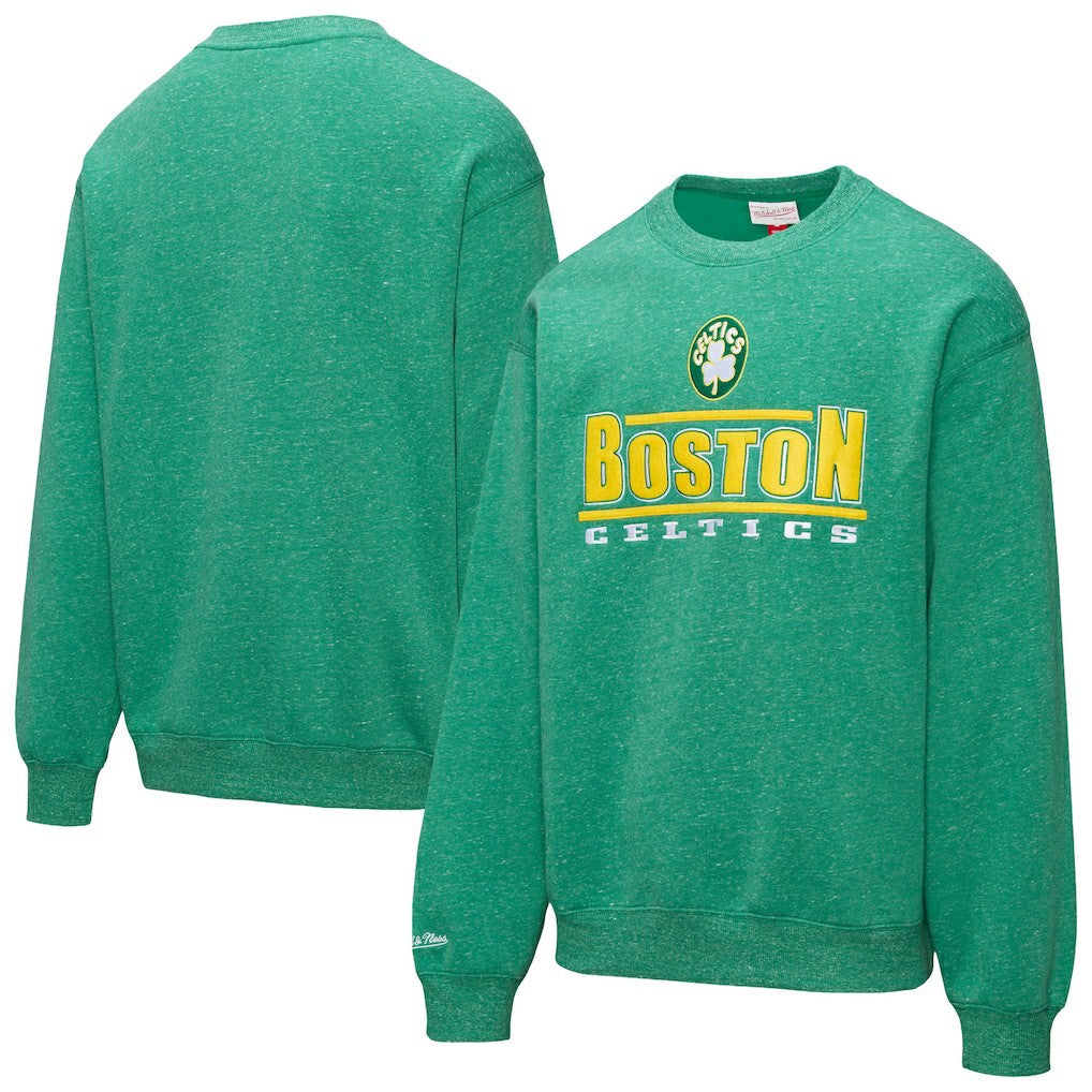 Mitchell & Ness Boston Celtics Throw It Back Fleece Sweatshirt