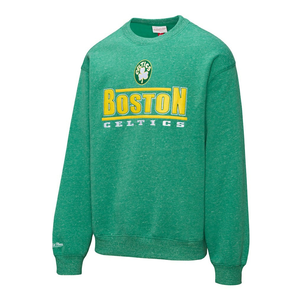 Mitchell & Ness Boston Celtics Throw It Back Fleece Sweatshirt