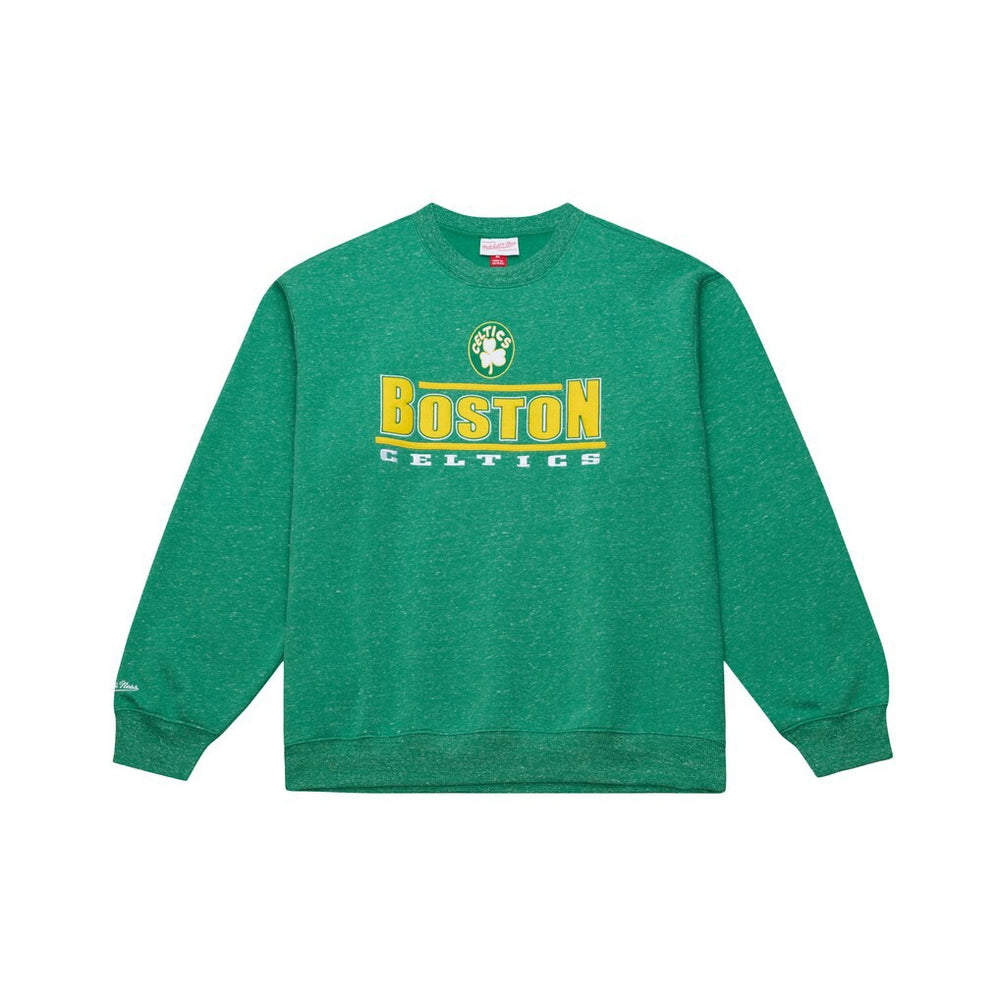 Mitchell & Ness Boston Celtics Throw It Back Fleece Sweatshirt