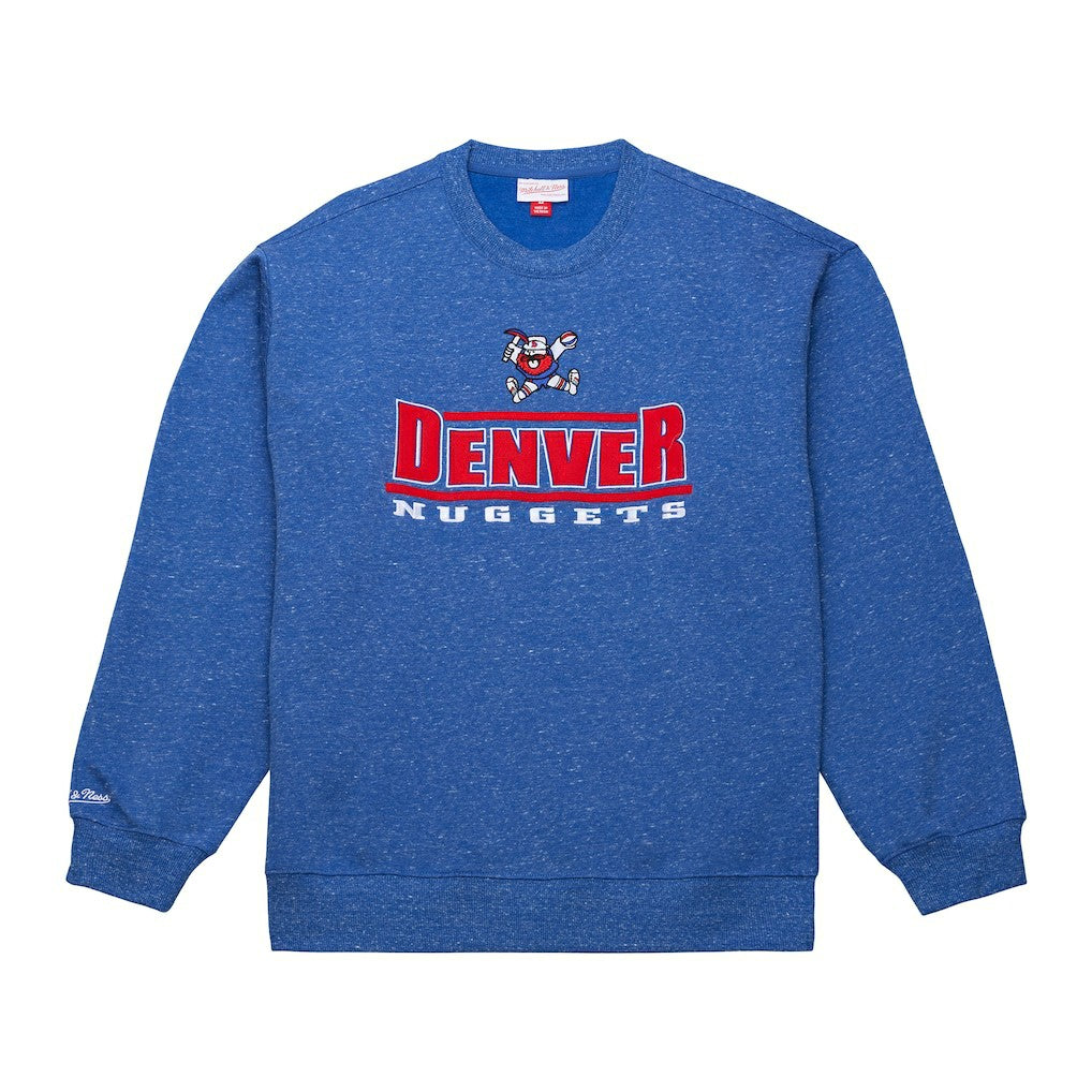 Mitchell & Ness Denver Nuggets Throw It Back Fleece Sweatshirt sale