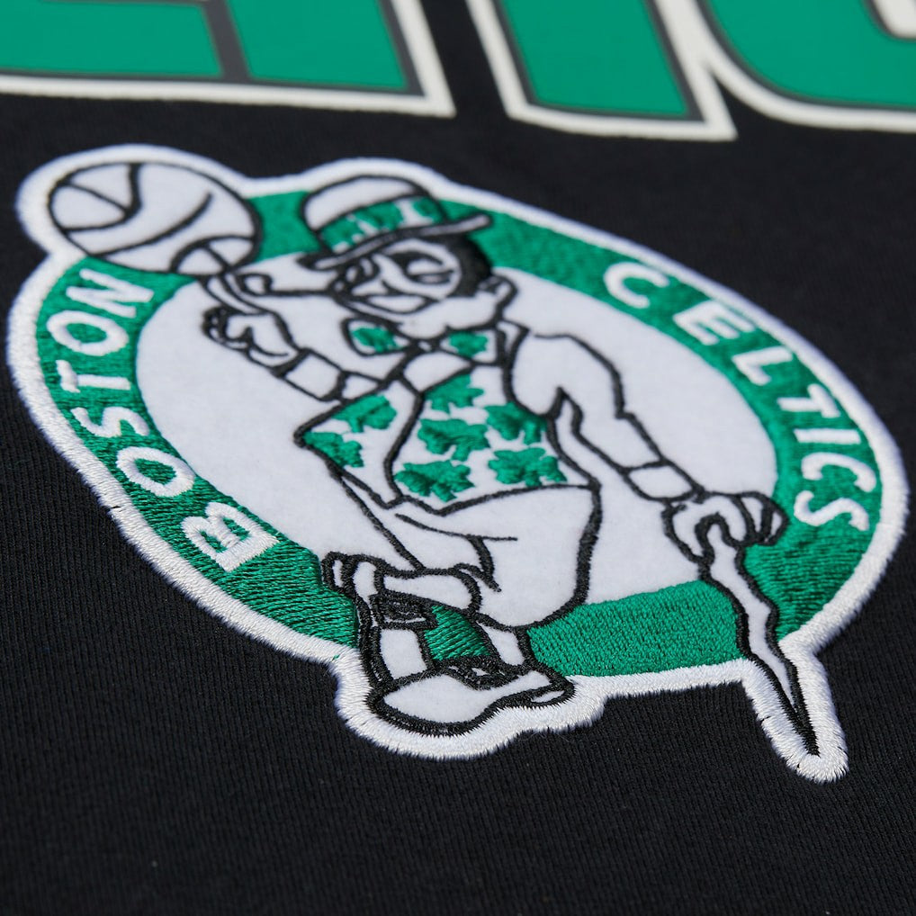 Mitchell & Ness Boston Celtics Hardwood Classics Throw It Back Premium T-Shirt