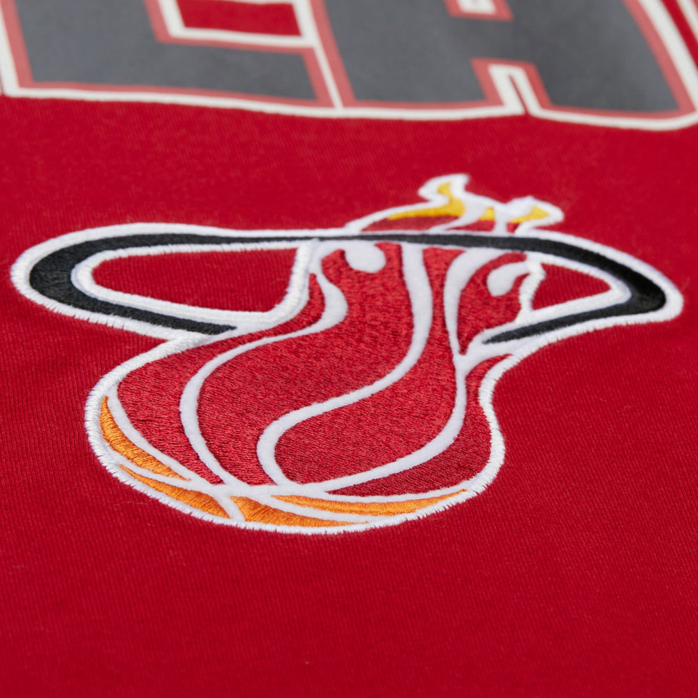Mitchell & Ness Miami Heat Hardwood Classics Throw It Back Premium T-Shirt