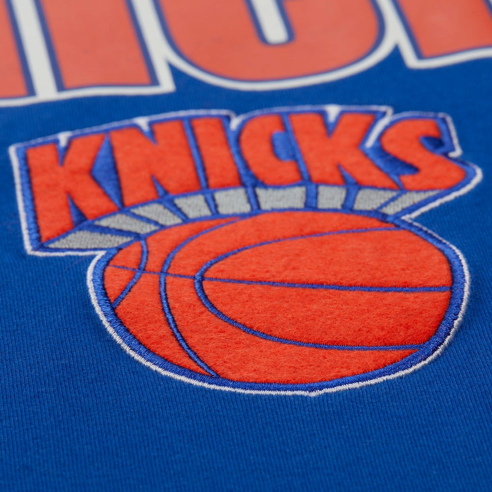 Mitchell & Ness New York Knicks Hardwood Classics Throw It Back Premium T-Shirt