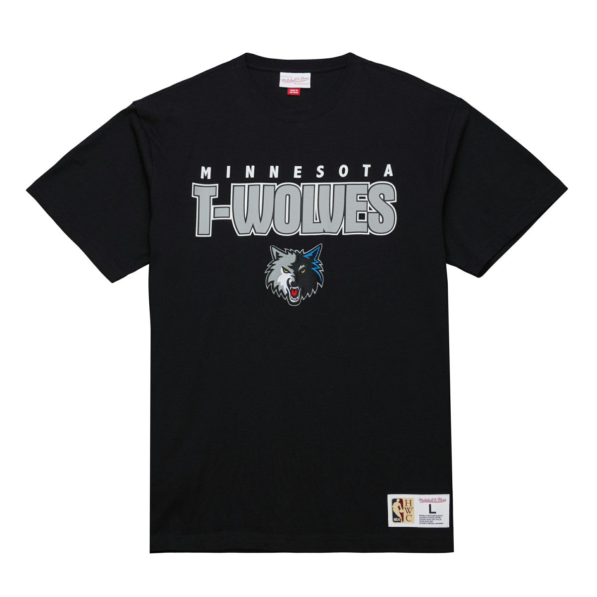 Mitchell & Ness Minnesota Timberwolves Hardwood Classics Throw It Back Premium T-Shirt