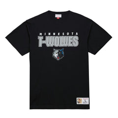 Mitchell & Ness Minnesota Timberwolves Hardwood Classics Throw It Back Premium T-Shirt