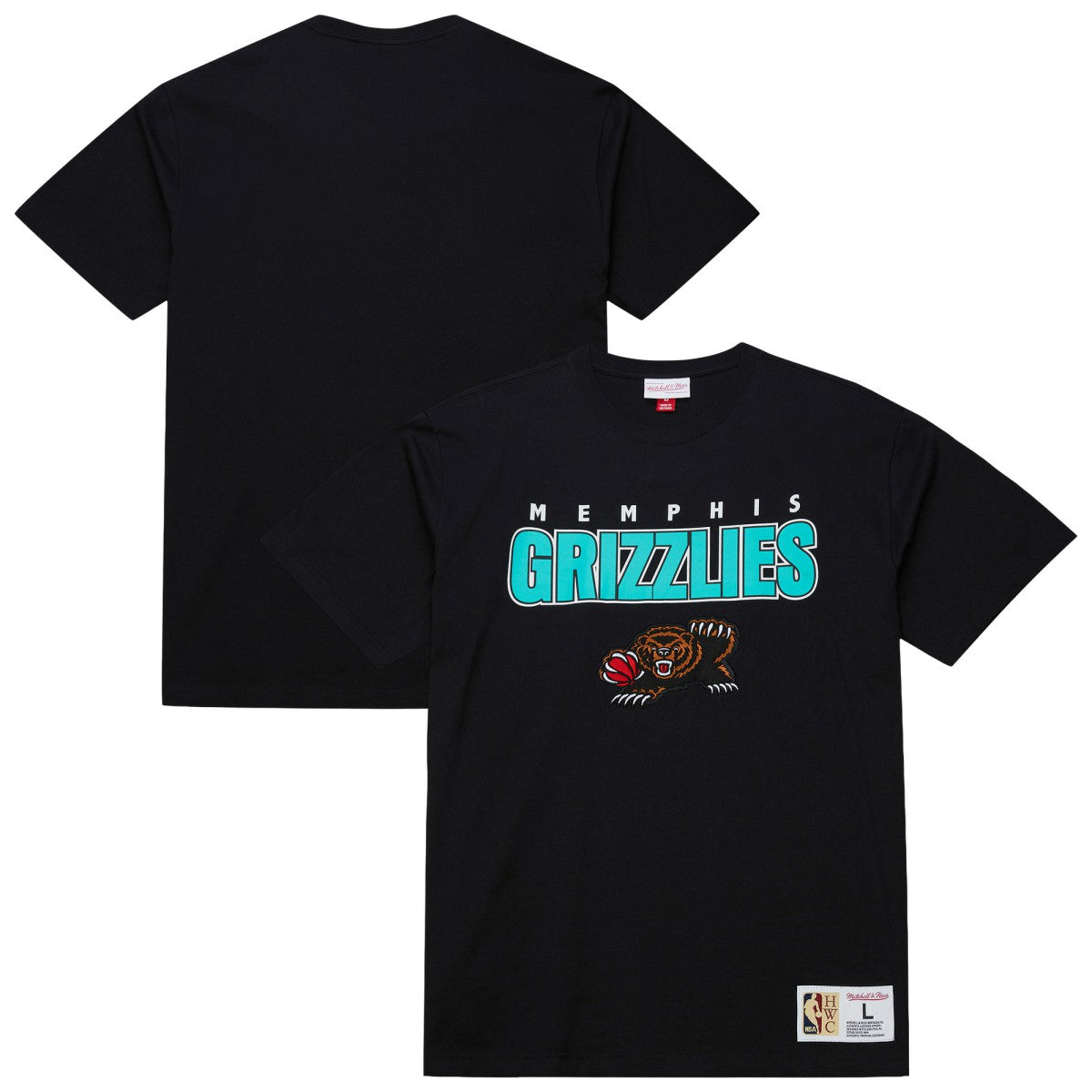 Mitchell & Ness Memphis Grizzlies Hardwood Classics Throw It Back Premium T-Shirt
