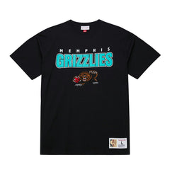 Mitchell & Ness Memphis Grizzlies Hardwood Classics Throw It Back Premium T-Shirt