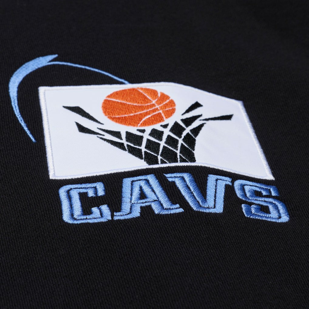 Mitchell & Ness Cleveland Cavaliers Throw It Back Quilted Fleece Quarter-Zip Hoodie sale