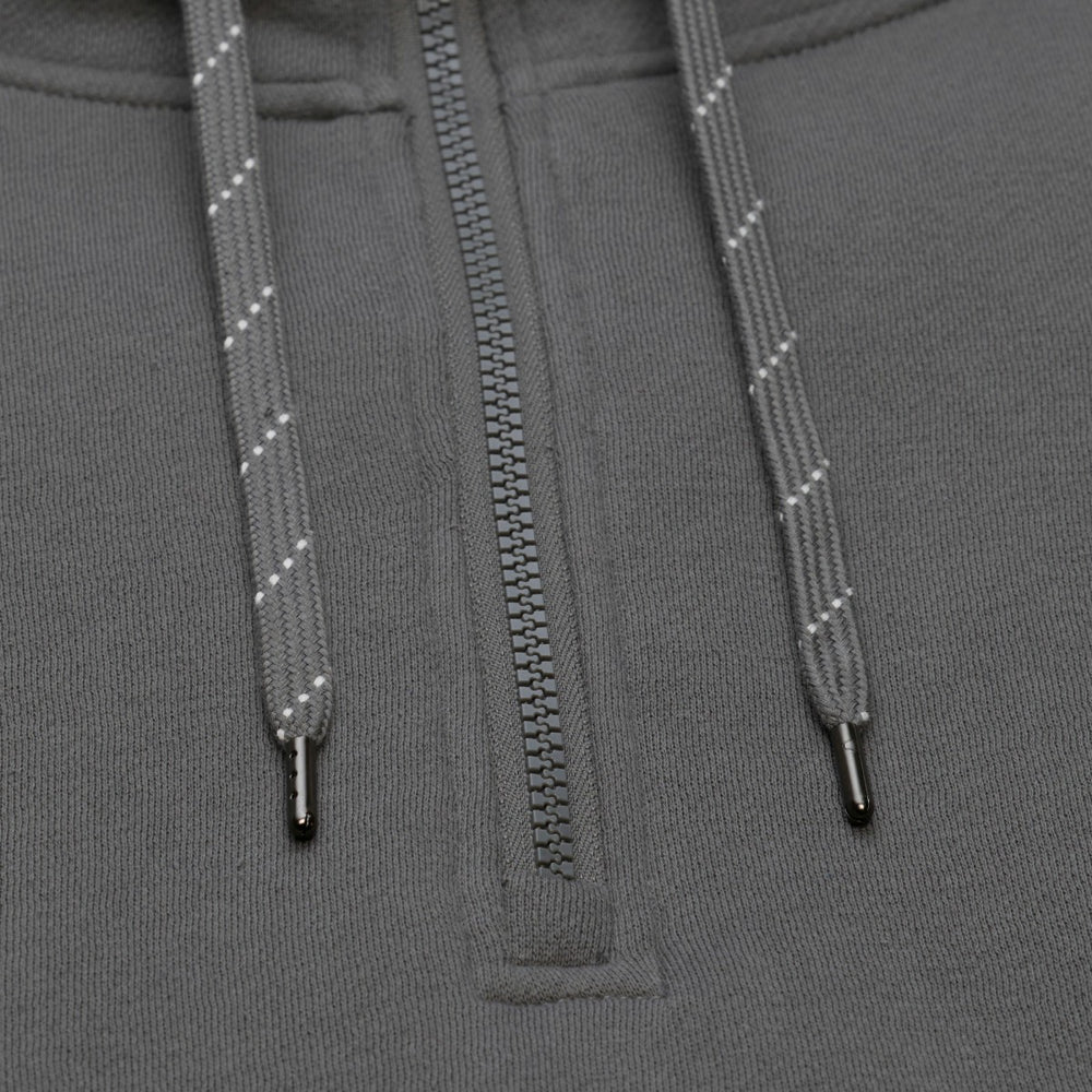 Mitchell & Ness Milwaukee Bucks Throw It Back Quilted Fleece Quarter-Zip Hoodie
