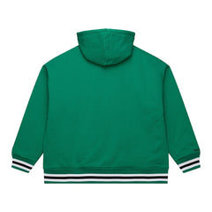 Mitchell & Ness Boston Celtics Throw It Back Quilted Fleece Quarter-Zip Hoodie
