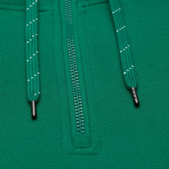 Mitchell & Ness Boston Celtics Throw It Back Quilted Fleece Quarter-Zip Hoodie