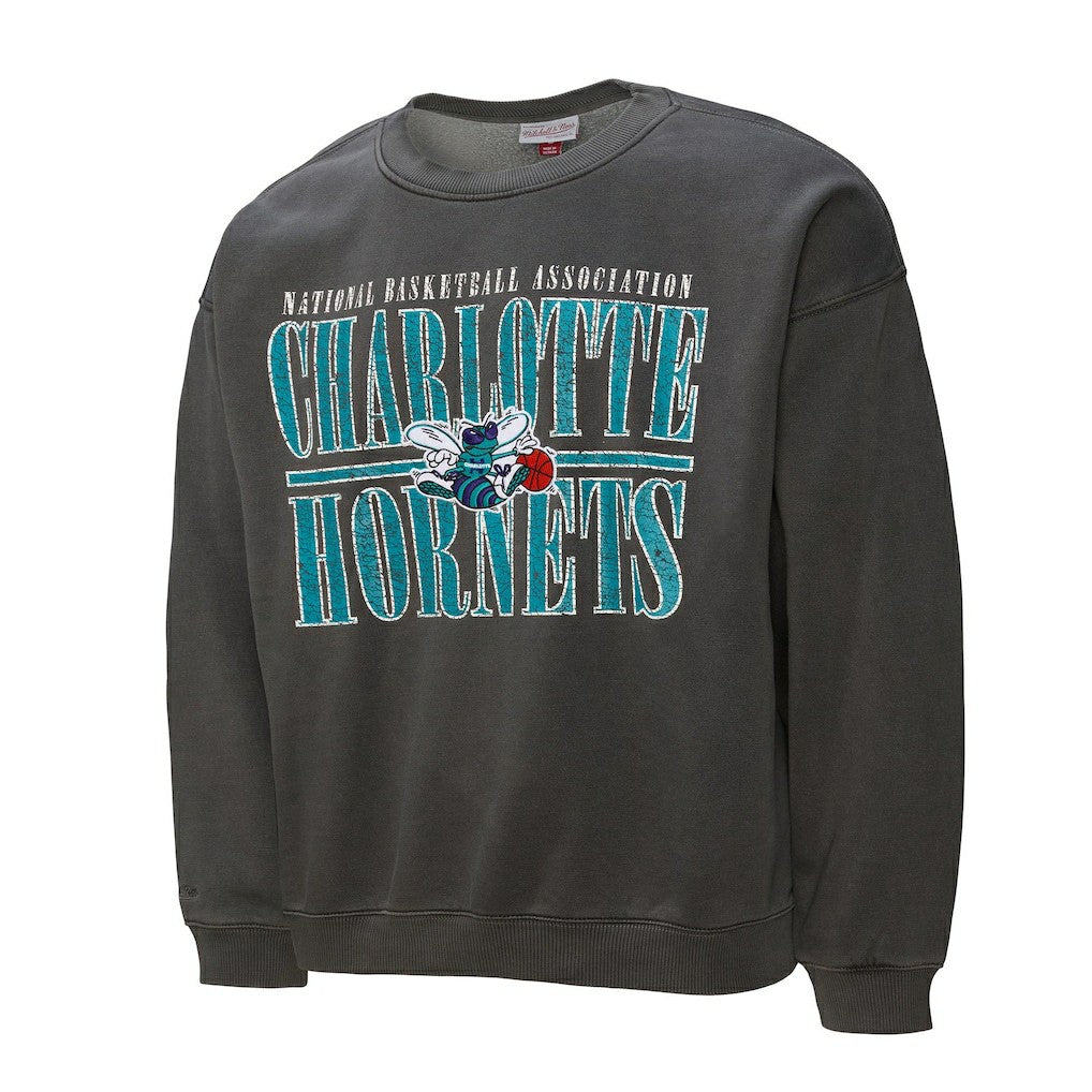 Mitchell & Ness Charlotte Hornets NBA Downtown Collection Fleece Sweatshirt