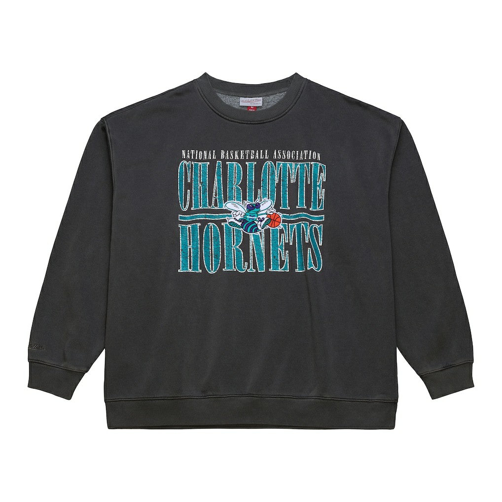 Mitchell & Ness Charlotte Hornets NBA Downtown Collection Fleece Sweatshirt