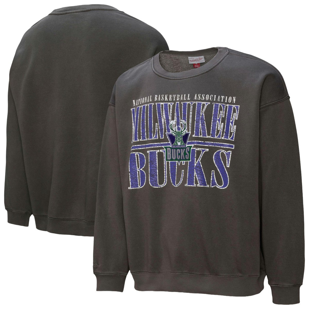 Mitchell & Ness Milwaukee Bucks NBA Downtown Collection Fleece Sweatshirt