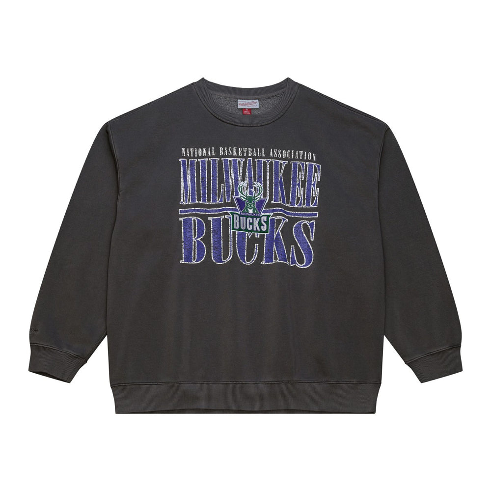 Mitchell & Ness Milwaukee Bucks NBA Downtown Collection Fleece Sweatshirt