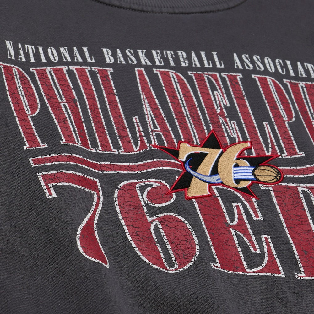 Mitchell & Ness Philadelphia 76ers NBA Downtown Collection Fleece Sweatshirt