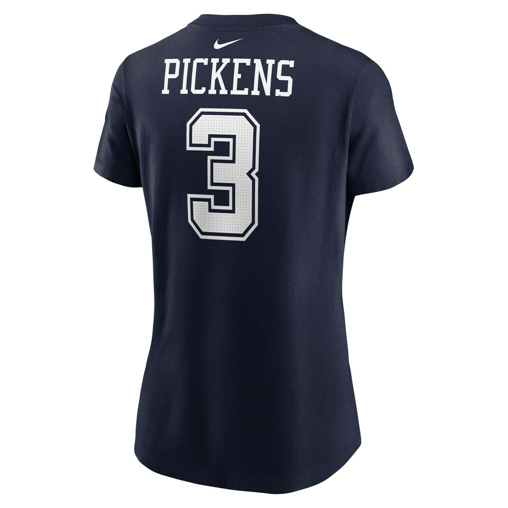 George Pickens  Women's Player Name & Number T-Shirt - Dallas Cowboys T-shirts