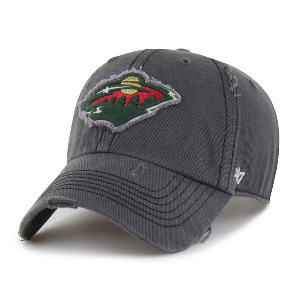 NHL Minnesota Wild '47 Weathered Clean Up Adjustable Hat