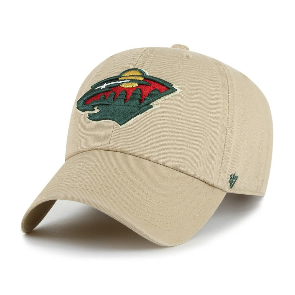 NHL Minnesota Wild '47 Logo Clean Up Adjustable Hat