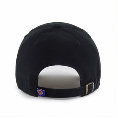 47 brand New York Knicks '47 Black on Black Clean Up Adjustable Hat