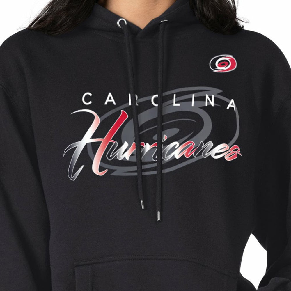 NHL Carolina Hurricanes G-III 4Her by Carl Banks Shadow Logo Fleece Pullover Hoodie