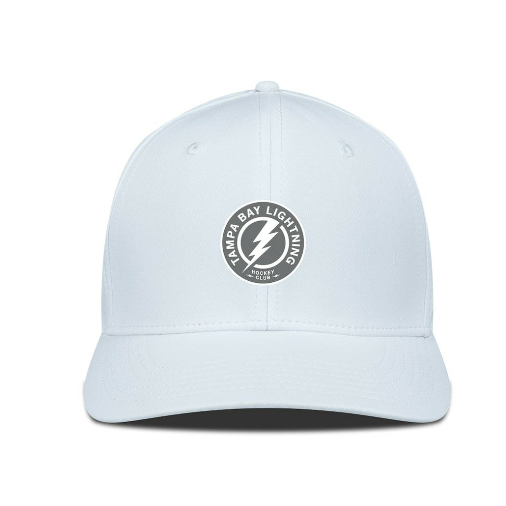 NHL Tampa Bay Lightning Levelwear Rise Slate & Snow Structured Flex Hat