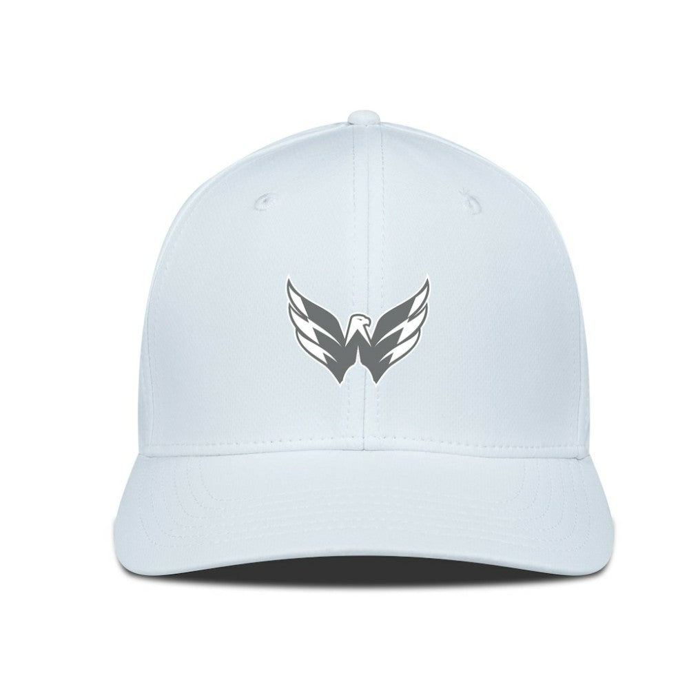 NHL Washington Capitals Levelwear Rise Slate & Snow Structured Flex Hat
