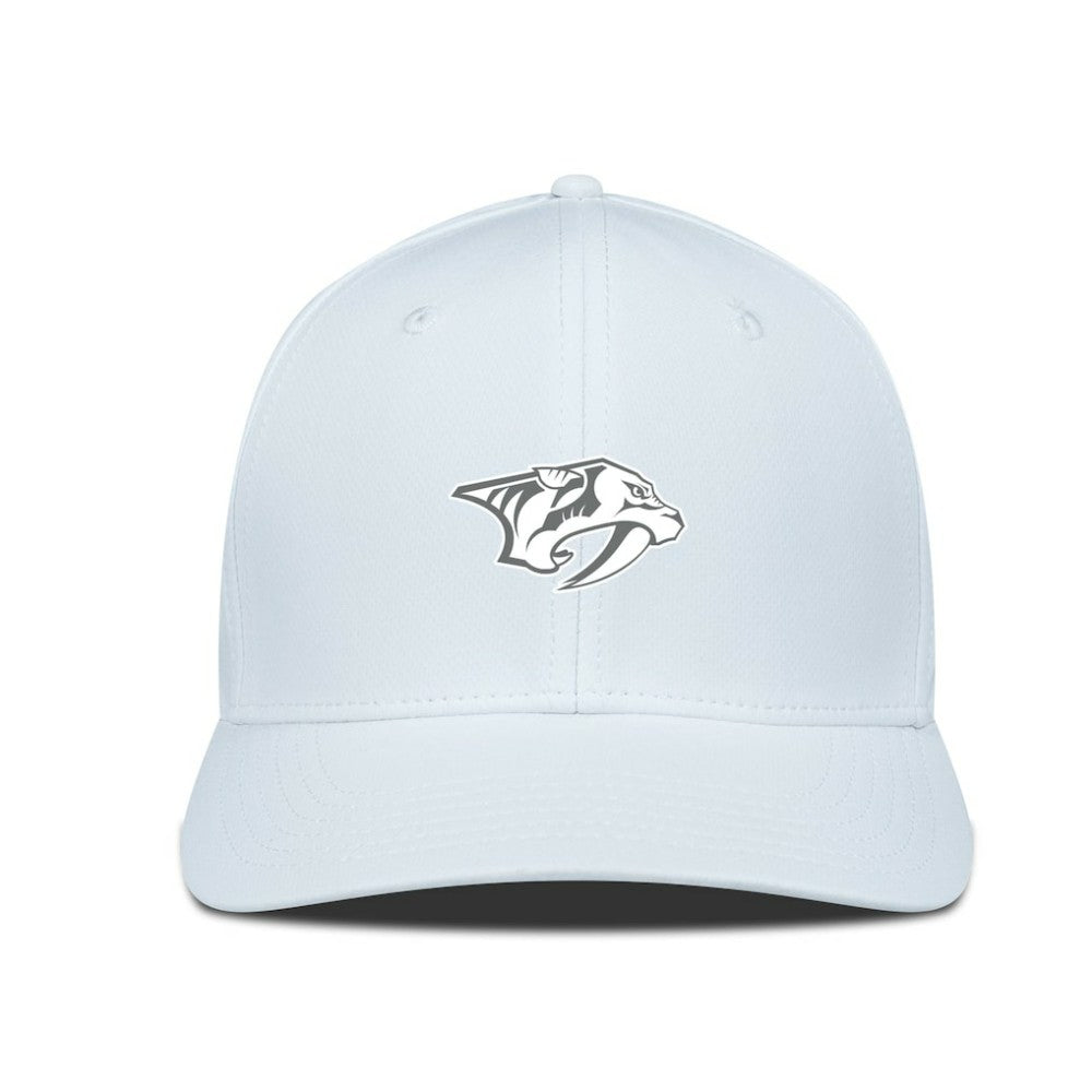 NHL Nashville Predators Levelwear Rise Slate & Snow Structured Flex Hat